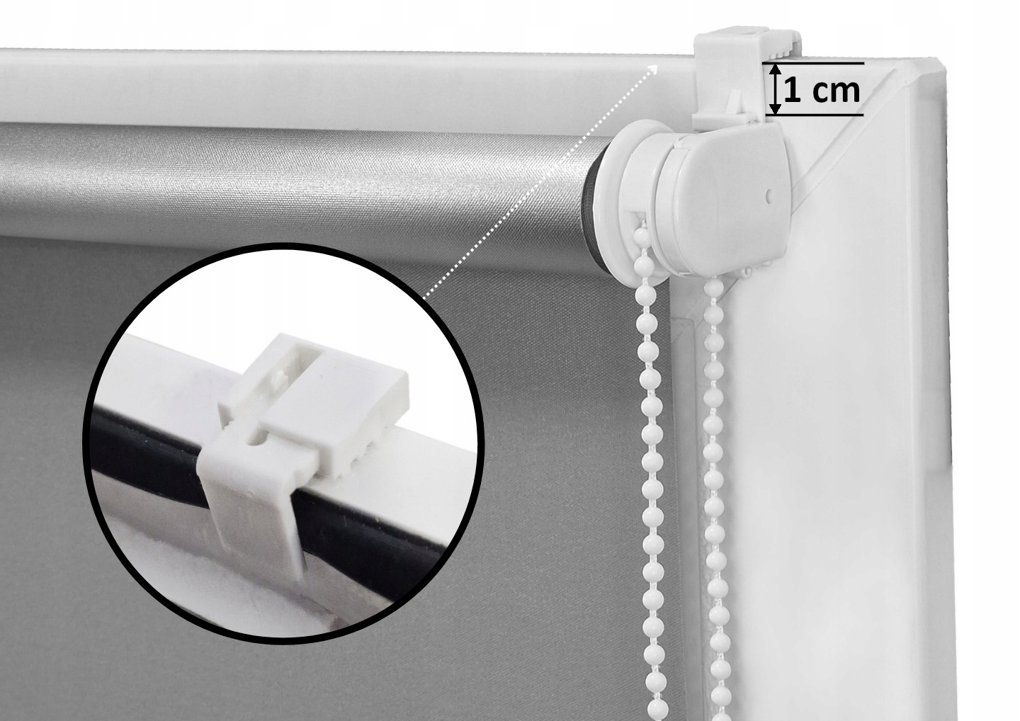 Rolety wewnętrzne mini roleta termiczna 100% zaciemniająca 72x150 cm Wzór gładki