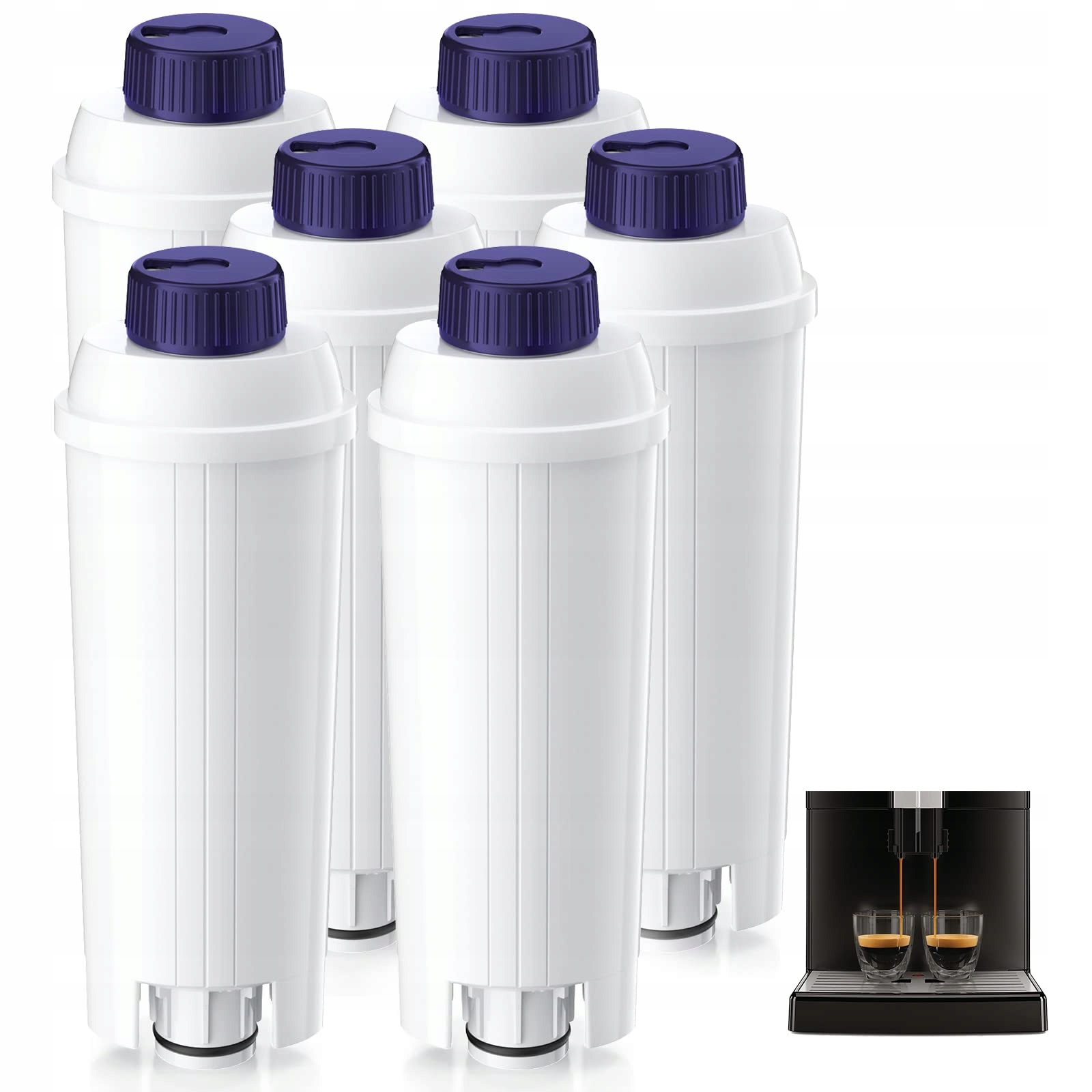 6szt Filtr Do Wody do Siemens Eq Series, EQ3/EQ6/EQ9, EQ500, S700, Bosh