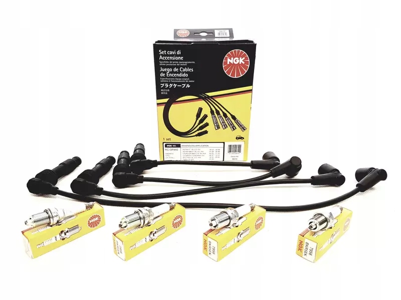 NGK PRZEWODY + ŚWIECE OPEL ASTRA F G 1.8 2.0 16V Producent części NGK