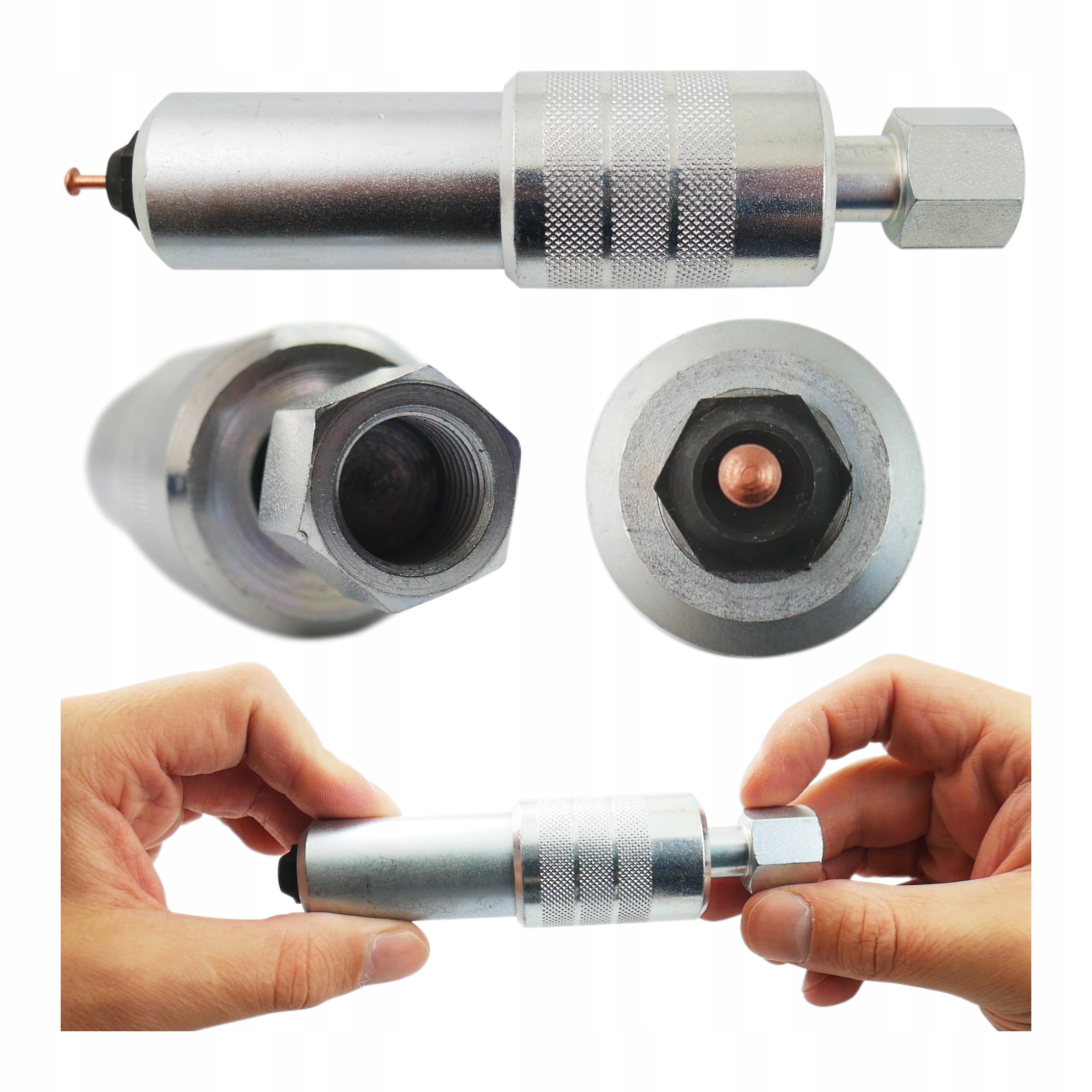 Držák na nýty hřebíků spotter Vyrážení promáčklin kluzným kladivem M14