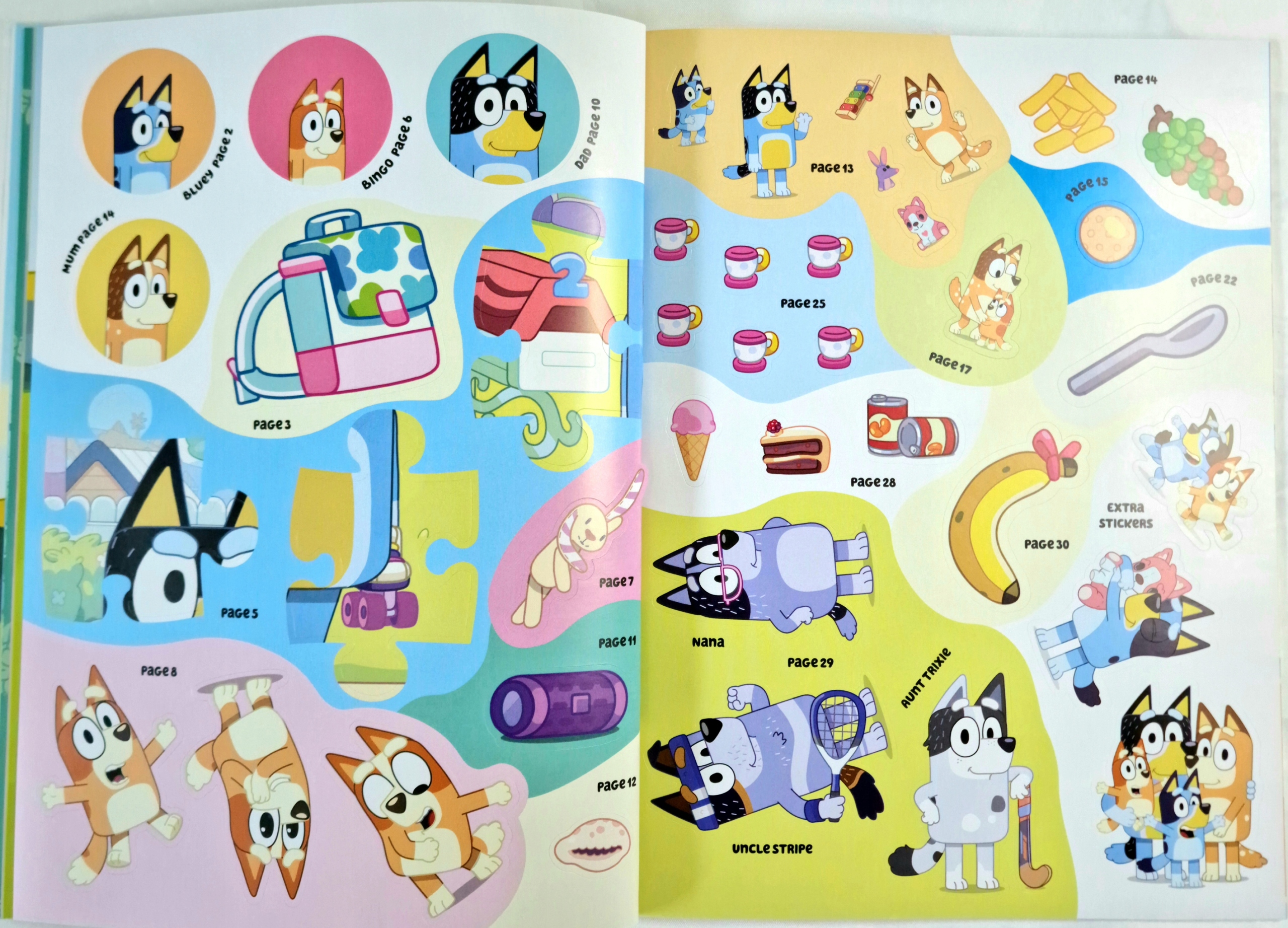 Bluey Zabawy z naklejkami Wydawnictwo inne