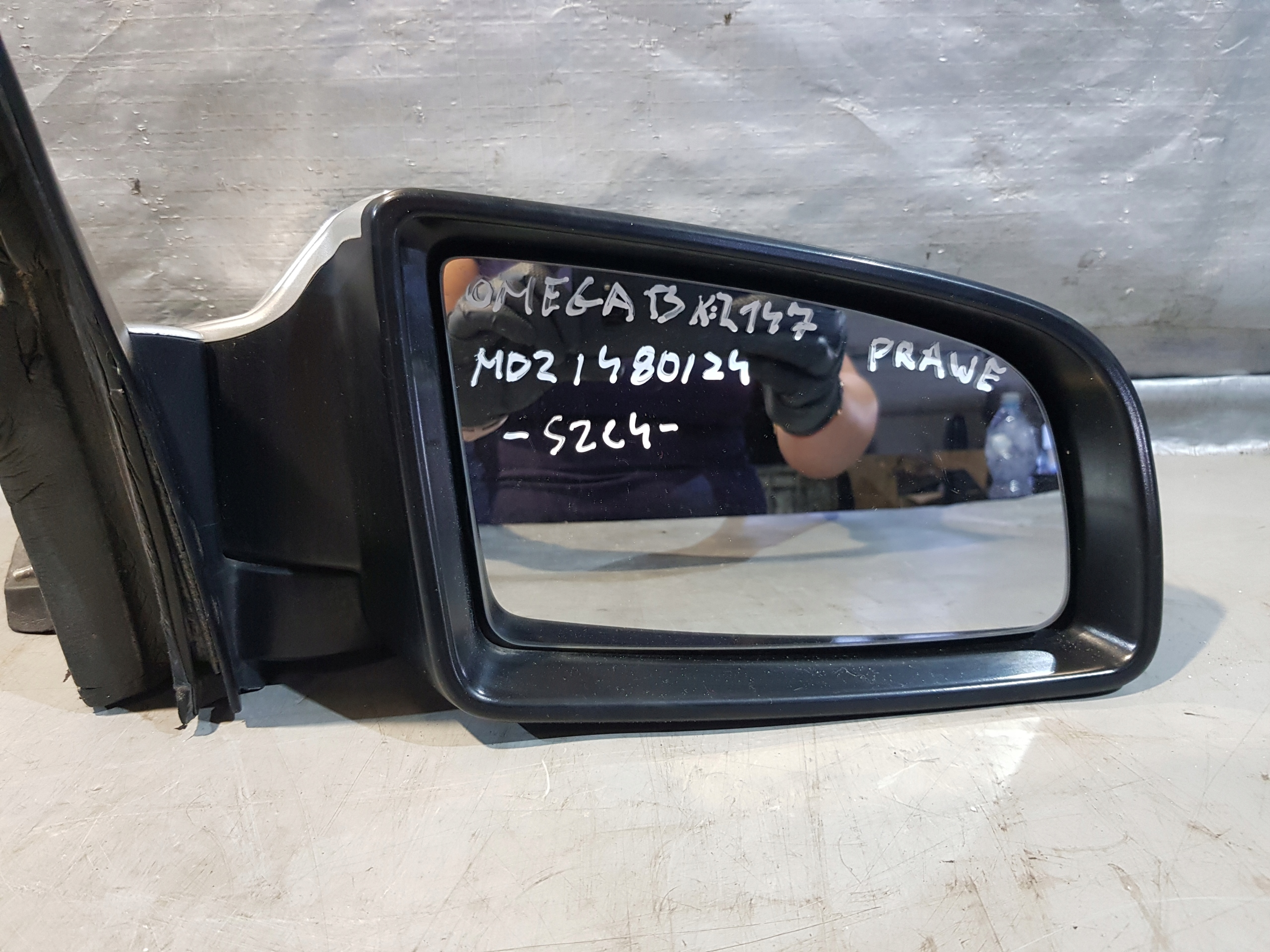 OPEL OMEGA B right mirror 5PIN KOD LAKIERU Z147