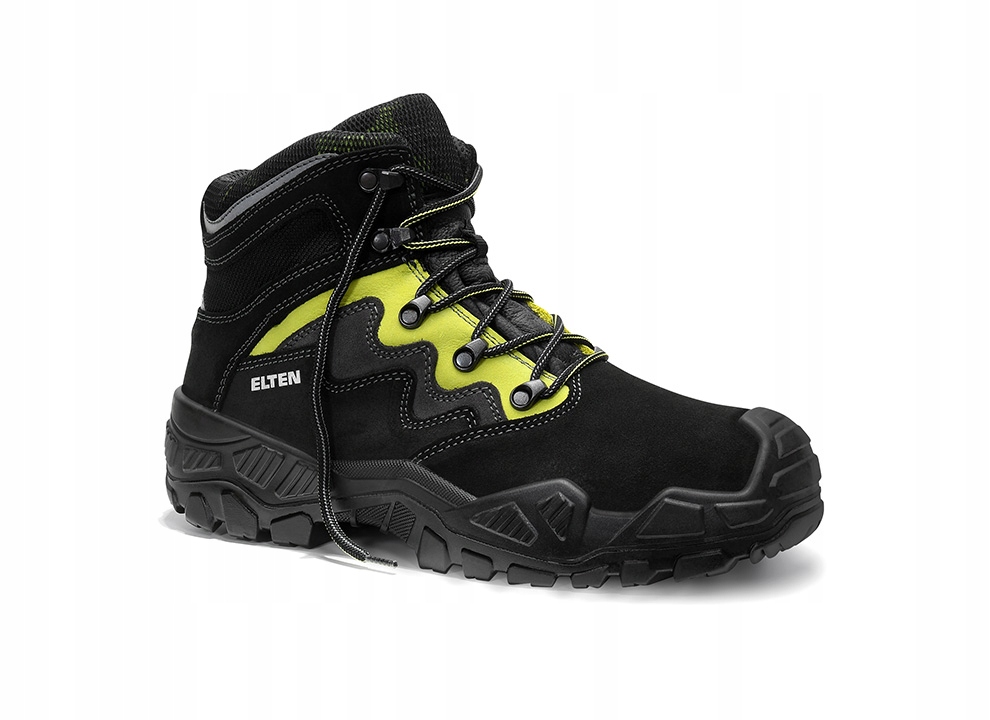 Ochranné boty Mick black-green Mid Esd S3S