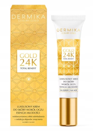 2x Dermika Gold Esencja Młodości Pod Oczy Na Powieki