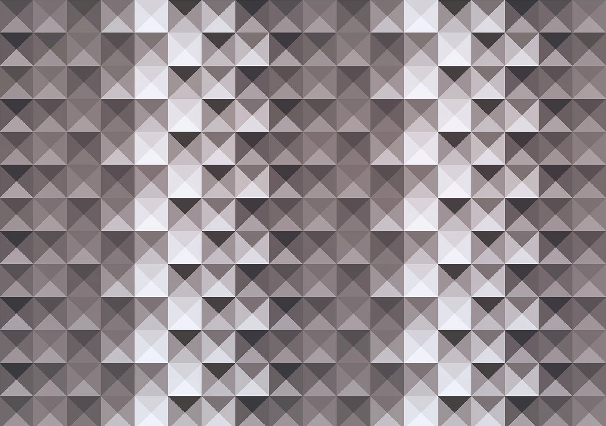 Fototapeta Šedé trojúhelníky Geometrie Abstrakce vinylová 312x219 lepidlo