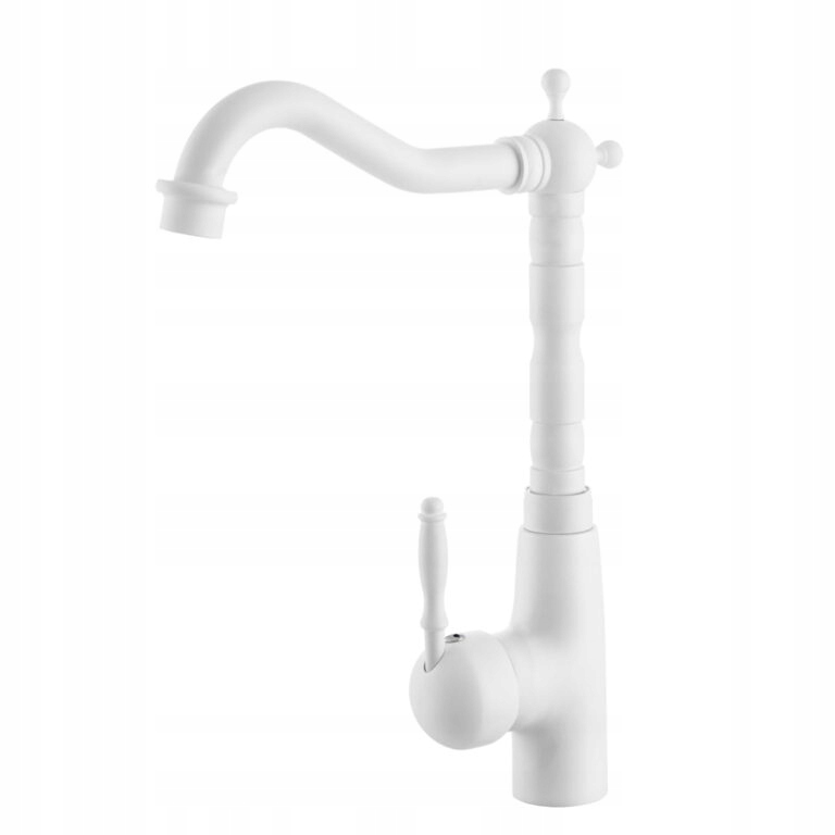Kuchyňská dřezová baterie Retro Vintage Bílá 29 cm
