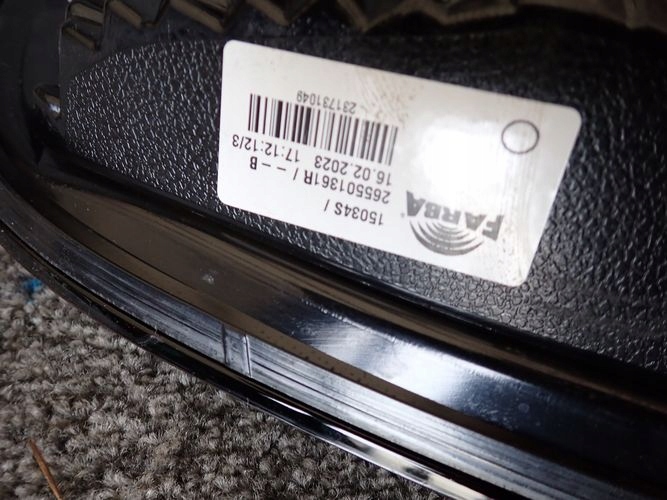 RENAULT TWINGO III 14- light right rear rear part