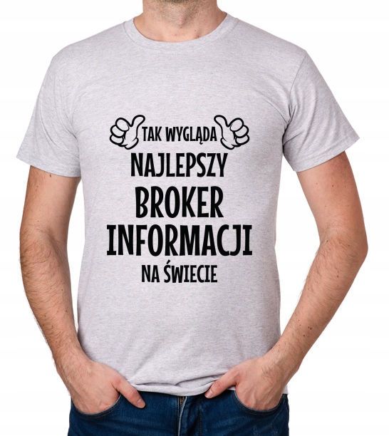 

koszulka Najlepszy Broker Informacji prezent