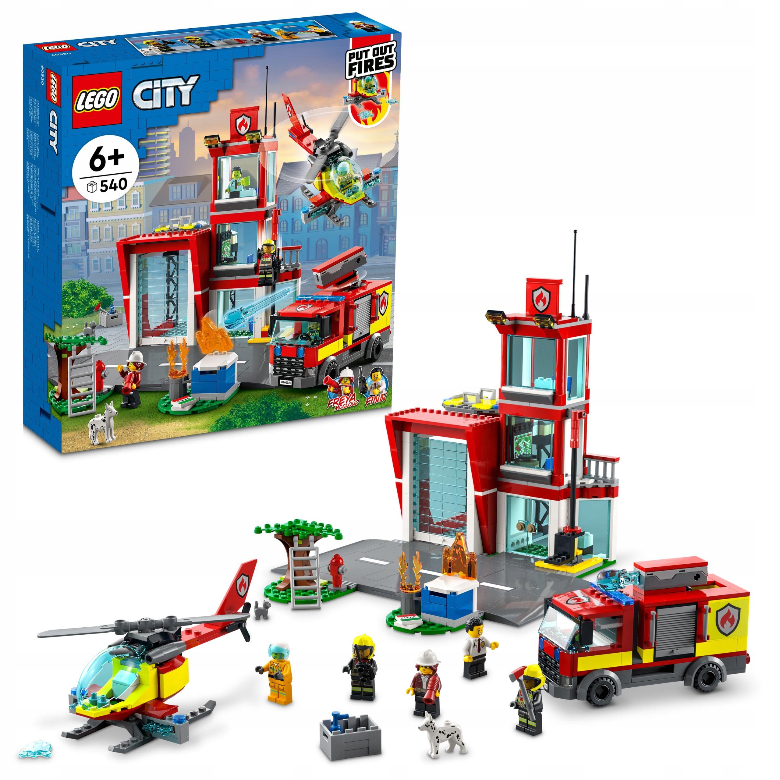 

Lego City Remiza strażacka 60320