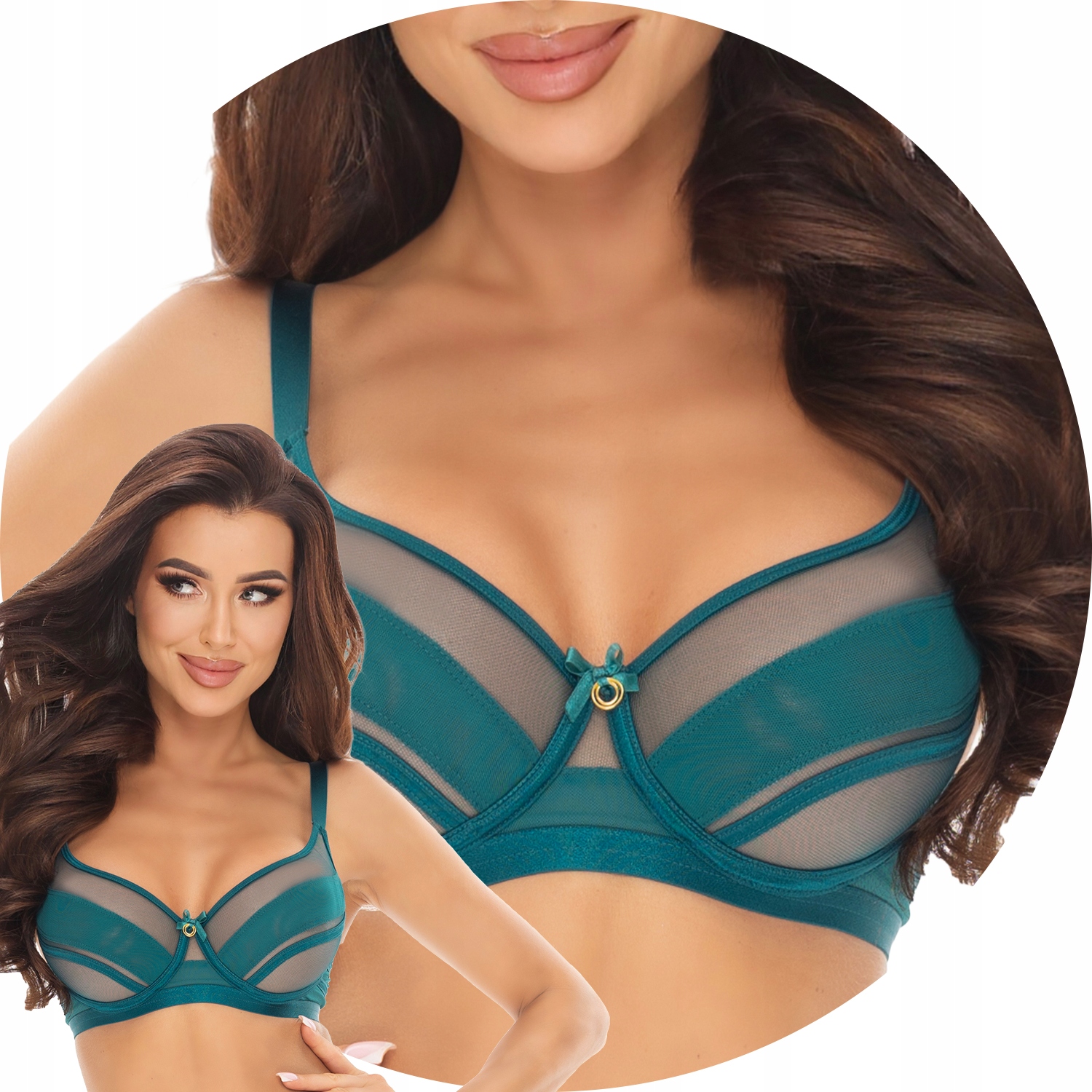 Axami V-11061 Podprsenka měkká zelená 70B