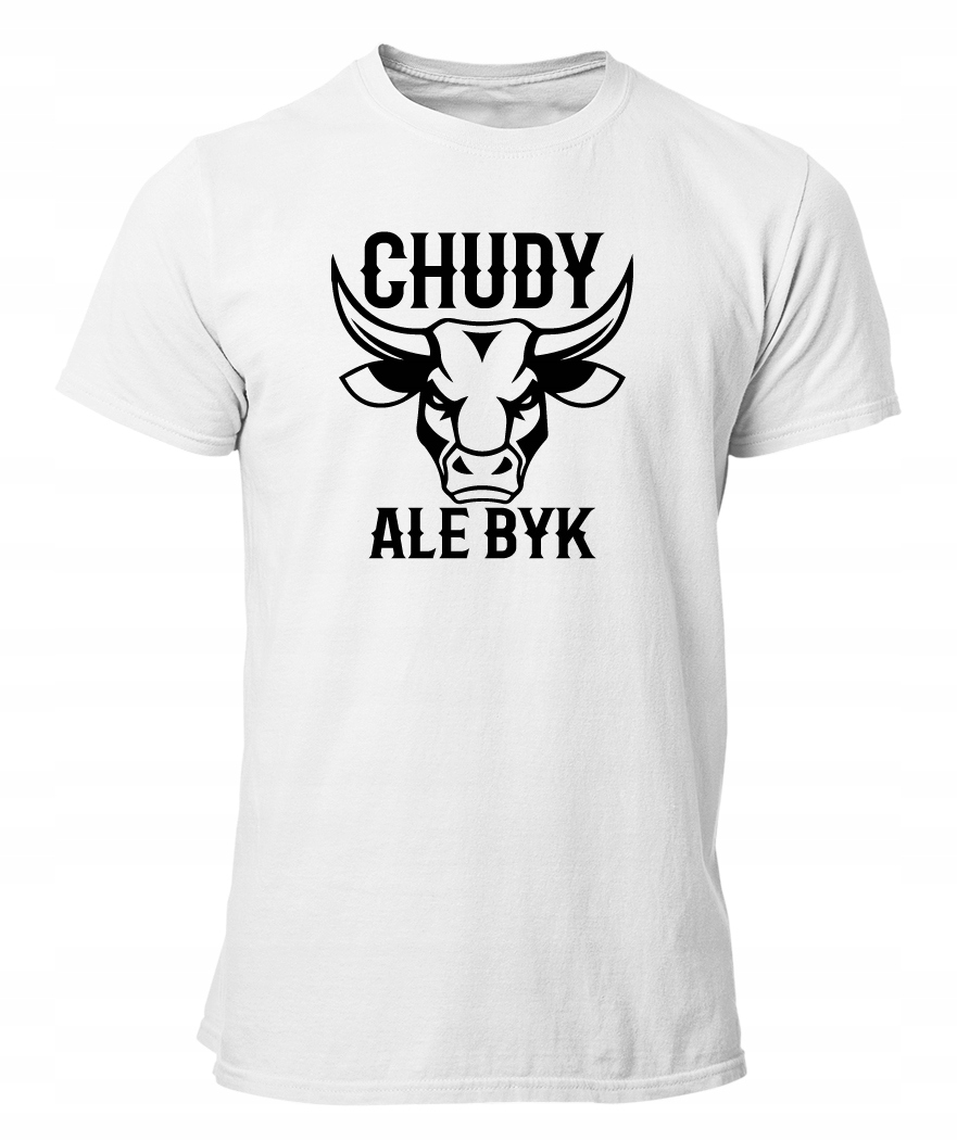 

Koszulka męska Chudy Ale Byk śmieszna XL