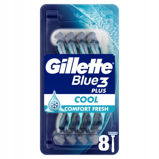 Gillette Blue 3 Cool na jedno použití holicí strojky 6+2 ks