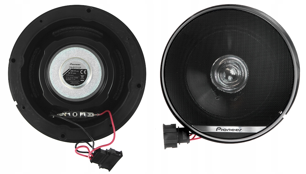 GŁOŚNIKI SAMOCHODOWE PIONEER 165MM DO VW BORA EOS FOX GOLF 4 GOLF 5 GOLF 6 Model TS-G1710F