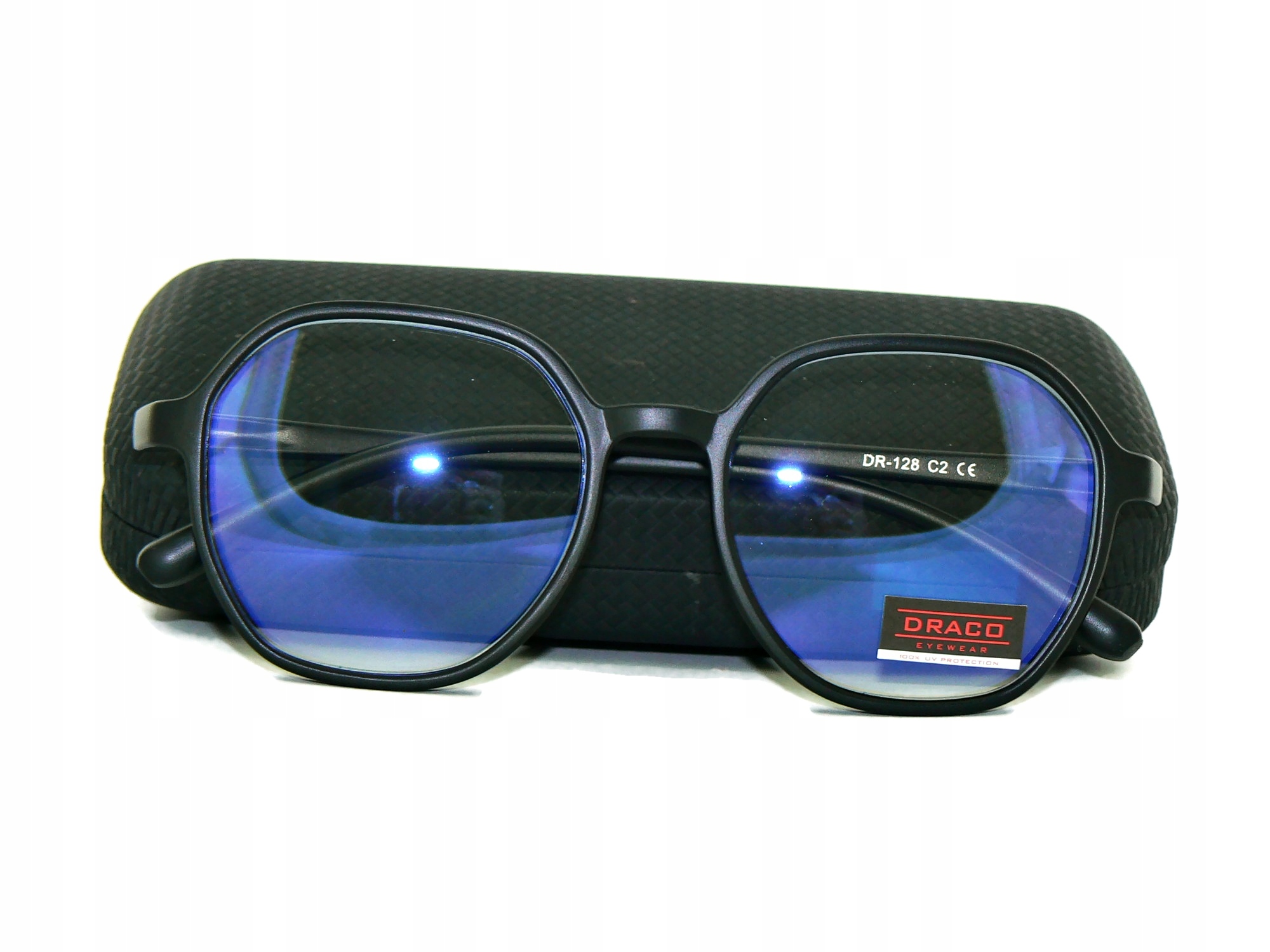 DAMSKIE OKULARY ZERÓWKI ANTYREFLEKSYJNE Z ETUI Płeć kobieta