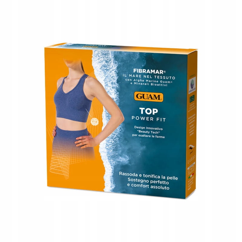 Guam Power Fit zpevňující a modelovací top L/XL v modré barvě