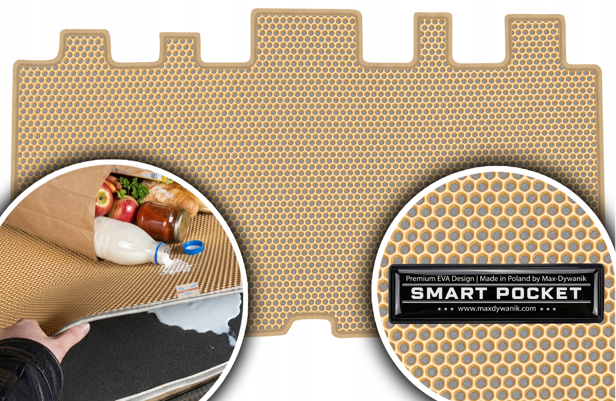 Ford Tourneo Custom II Van L1 2024 – Vložka do batožinového priestoru Eva Smart Pocket Béžová