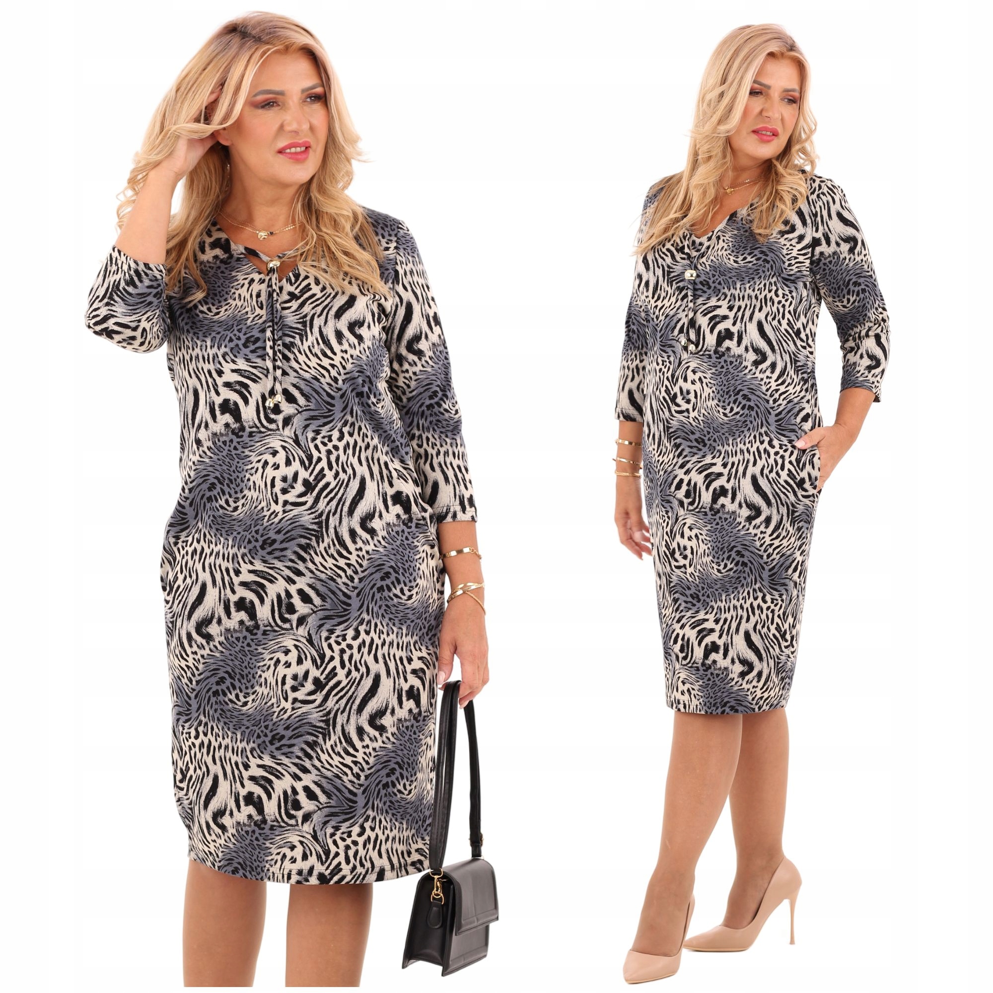 Sukienka damska Polski Producent wizytowa duże rozmiary modna