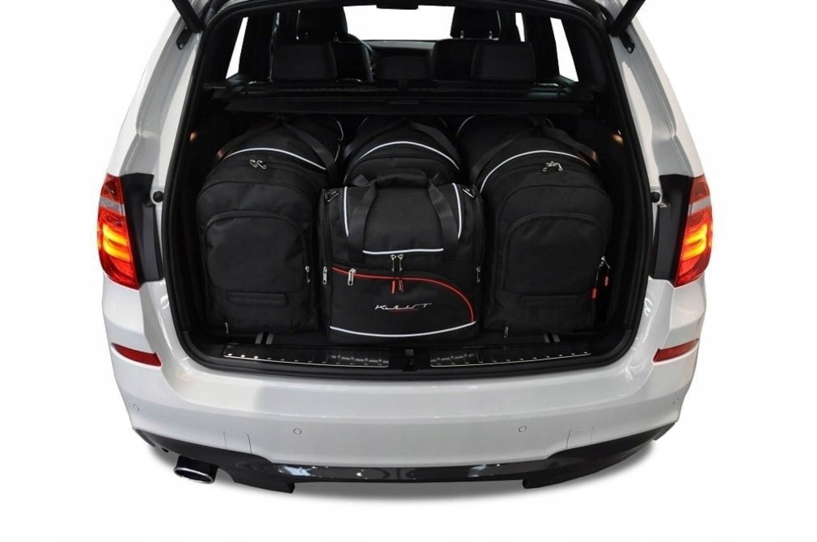 J&j Automotive Sada 4ks cestovných tašiek Aero pre Bmw X3 2010-2017