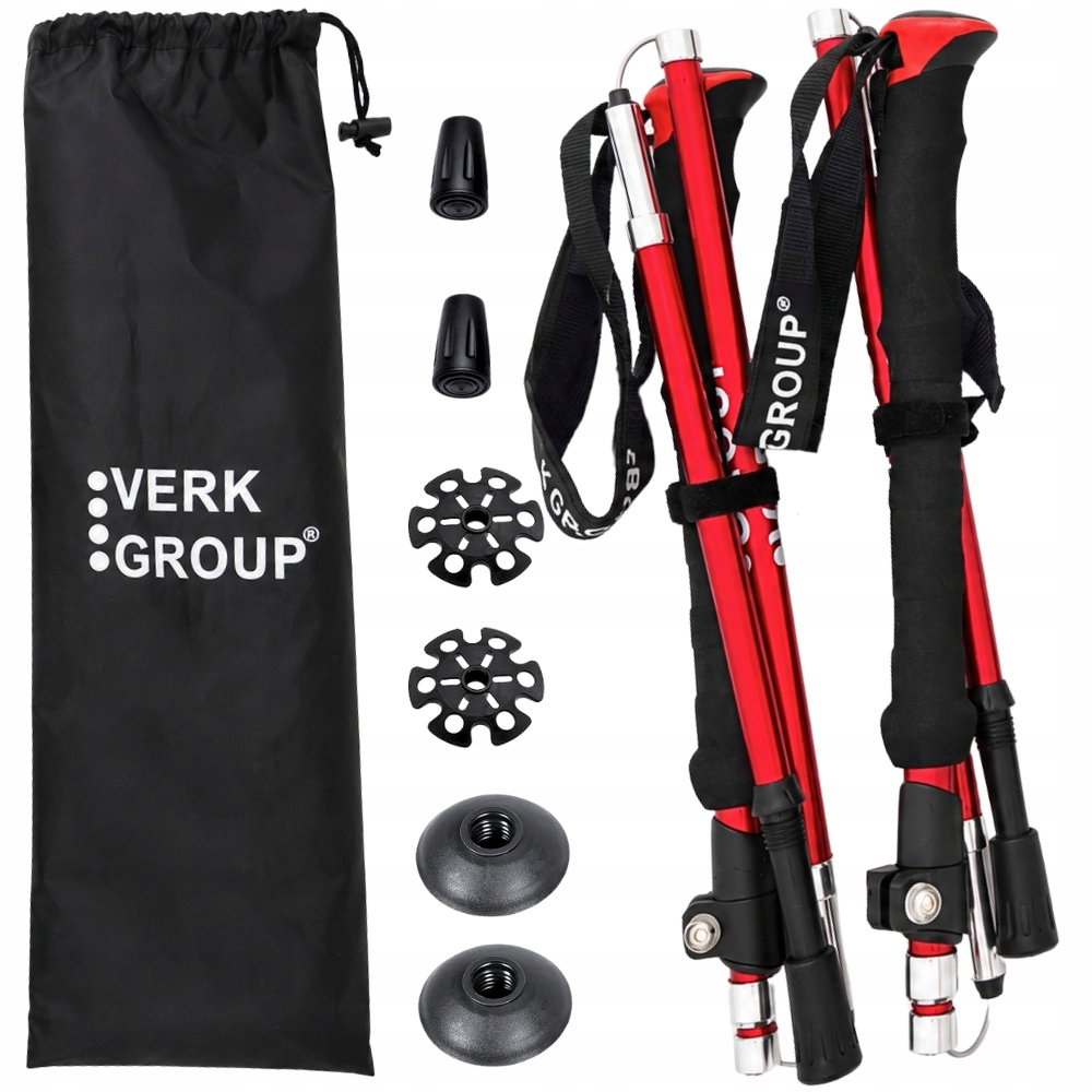 Trekové Skládací Hole Pro Chůzi Po Horách, Nordic Walking, Lehké