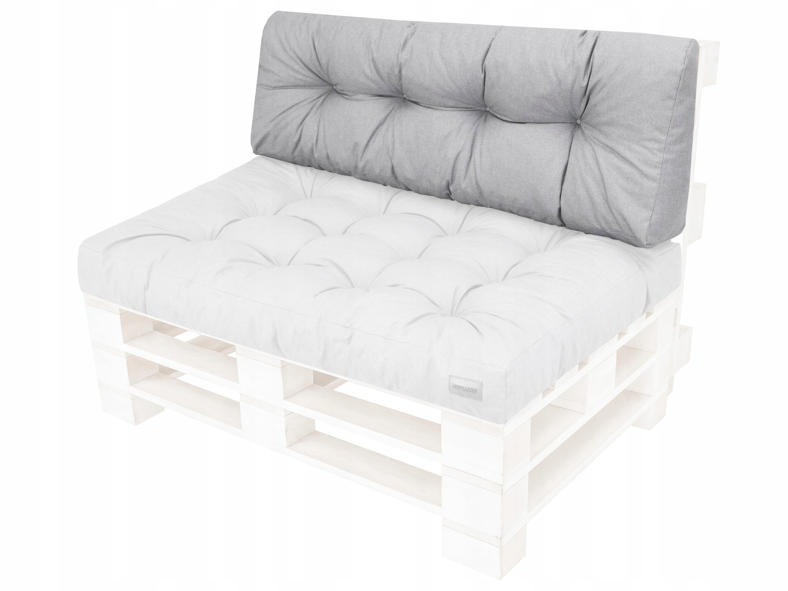 Záhradný vankúš na operadlo lavičky z paliet 120x40