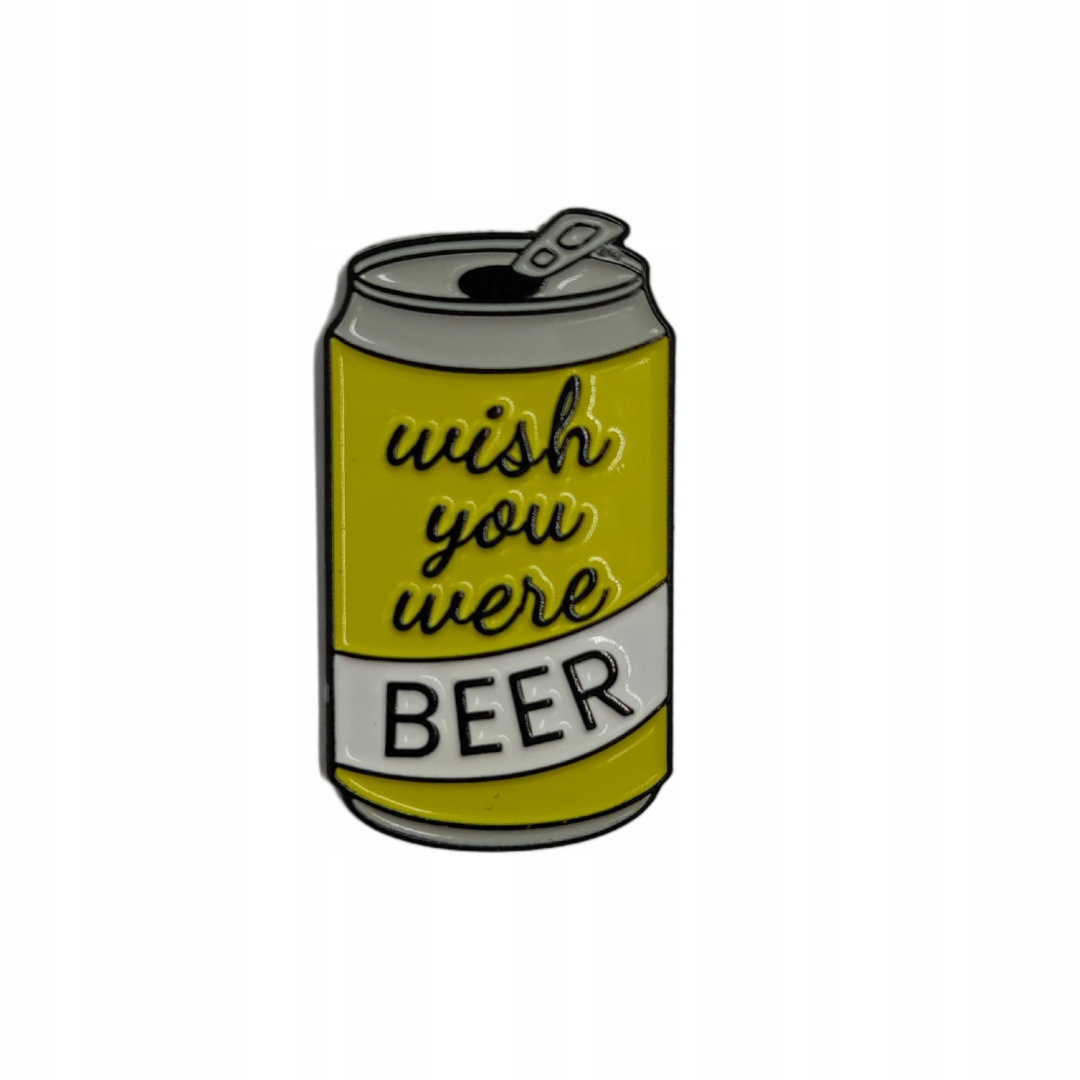 

Przypinka Metalowa Wish You Were Beer Puszka Piwo