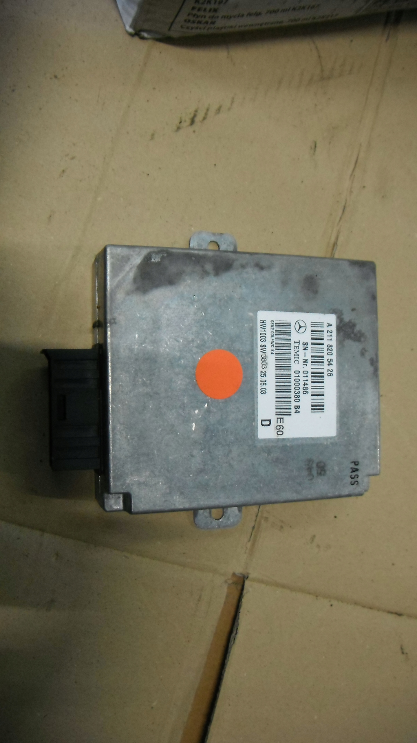 MERCEDES W203 W211 W220 MODUŁ STEROWNIK 2118205426