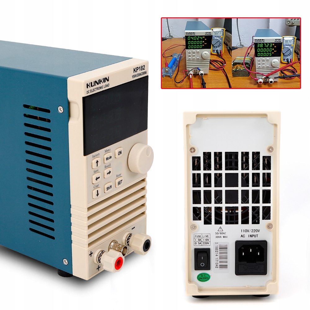 ЭЛЕКТРОННЫЙ ОДНОКАНАЛЬНЫЙ DC LOAD ТЕСТЕР