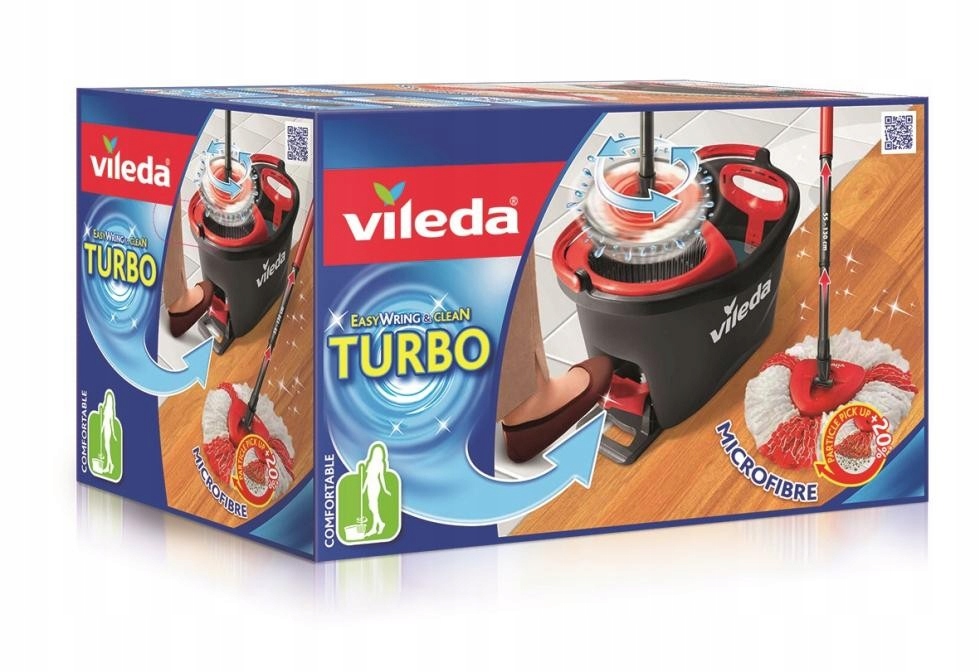 Levně Sada rotačního mopu kulatý Easy Wring and Clean Turbo
