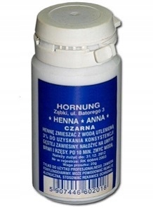 

Henna proszkowa Anna czarna 20g.