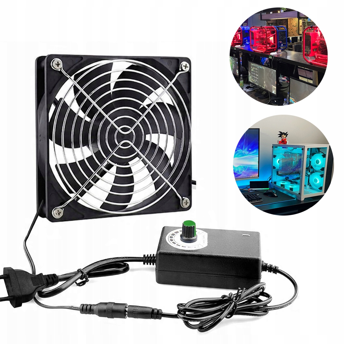 SUPER FAN PRO CICHY WENTYLATOR DO KOMPUTERA 120mm für PC Computer Laptop