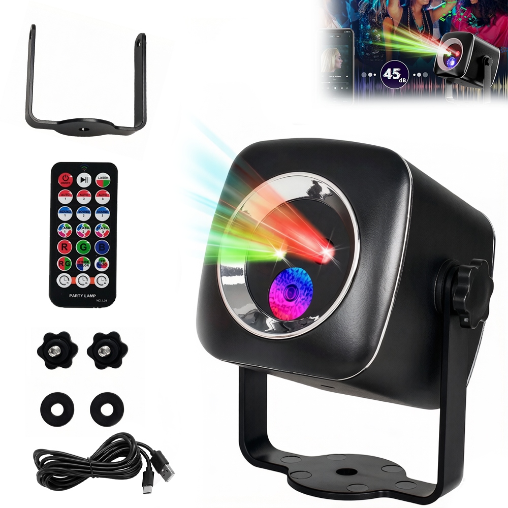 Rgb laserový projektor, světelné efekty pro diskotékové DJs, osvětlení