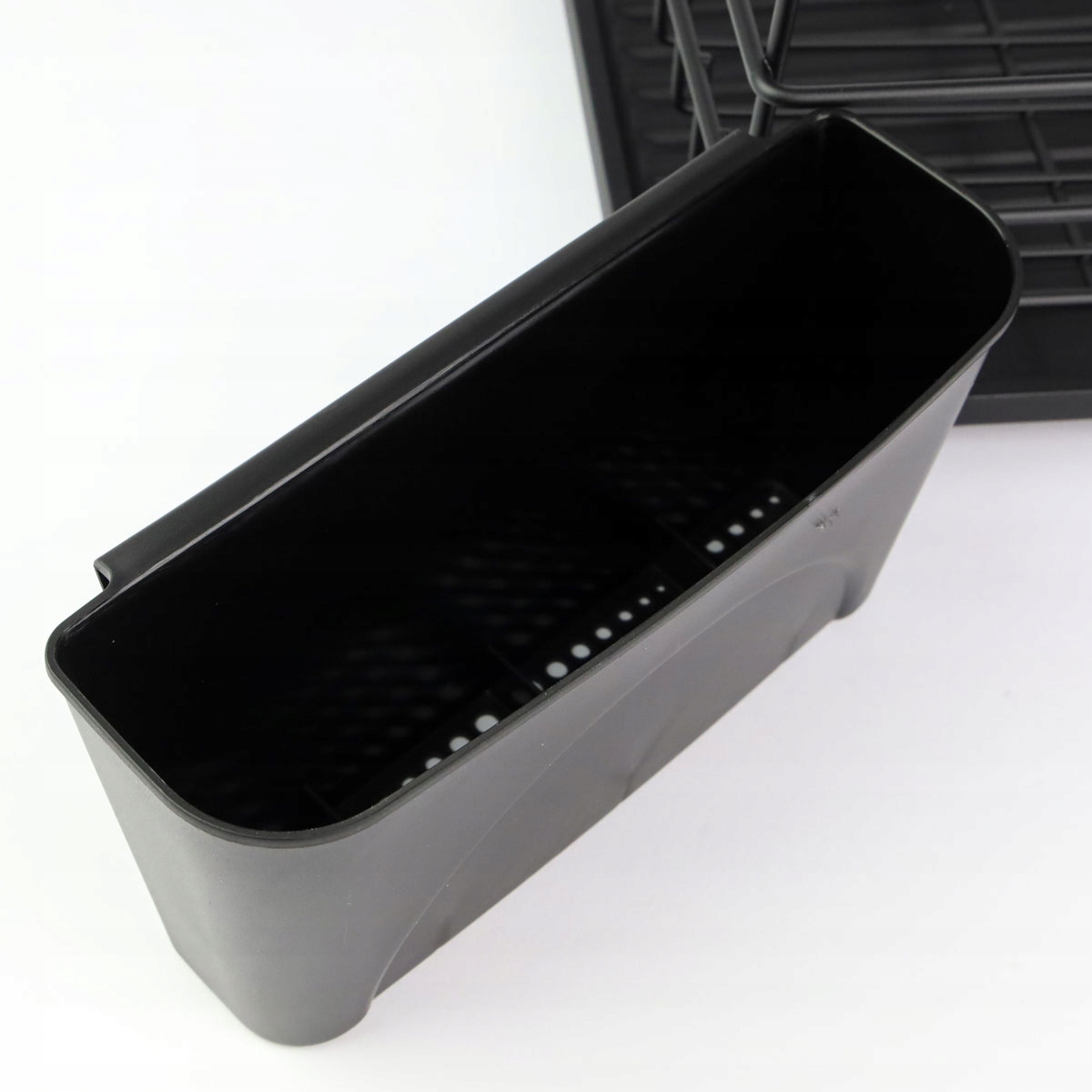 SUSZARKA DO NACZYŃ METALOWA CZARNA + OCIEKACZ Długość (cm) 36.3