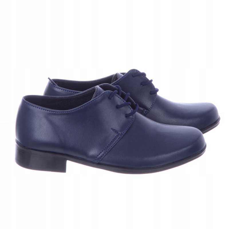 Buty Chłopięce Komunia Wizytowe Granatowe 38 Rozmiar 38