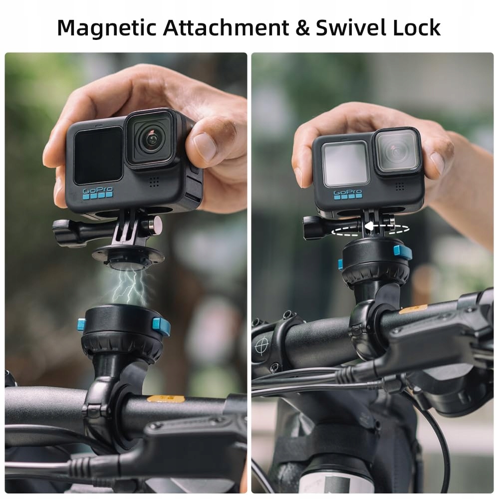 Magnetyczny Uchwyt Na Kierownicę GoPro Osmo Amortyzowany SUREWO — miniatura 4