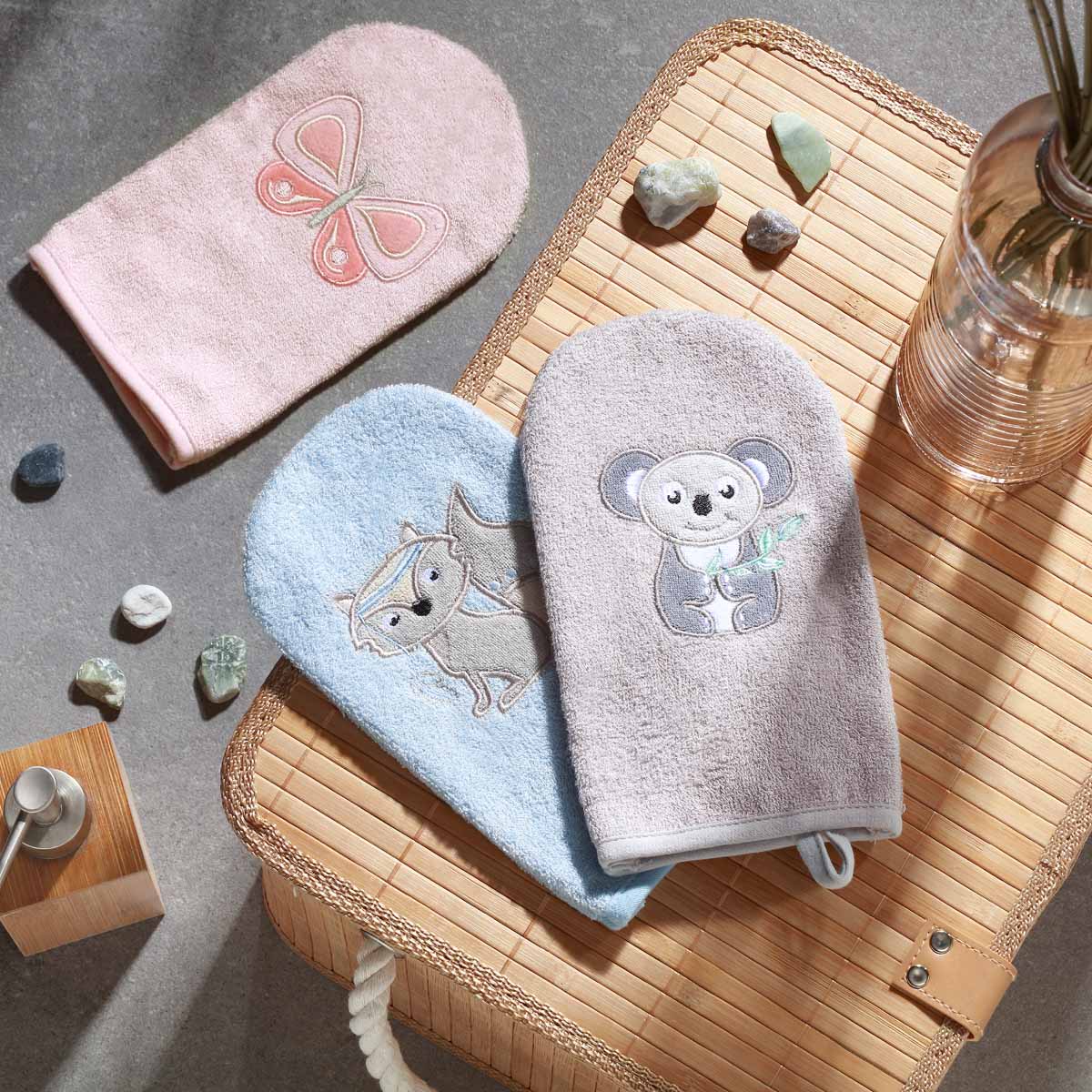 Babyono RĘKAWICA MYJKA BAMBUSOWA DO KĄPIELI Marka Babyono