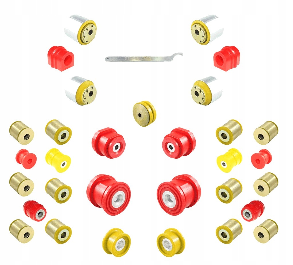 Kompletní sada zavěšení pro Mercedes C W203 (00-07) Rwd CL203 (00-08) CLC