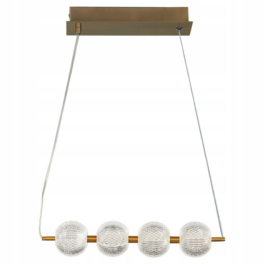 Led závesná lampa Diamond 5W zlatá Light Prestige