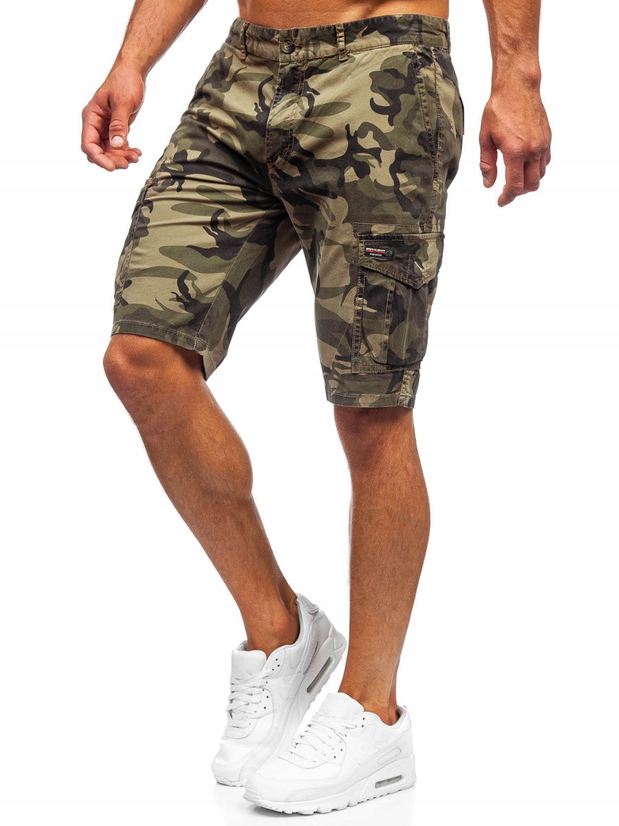 

Krótkie Spodenki Bojówki Khaki 6713 DENLEY_30/S
