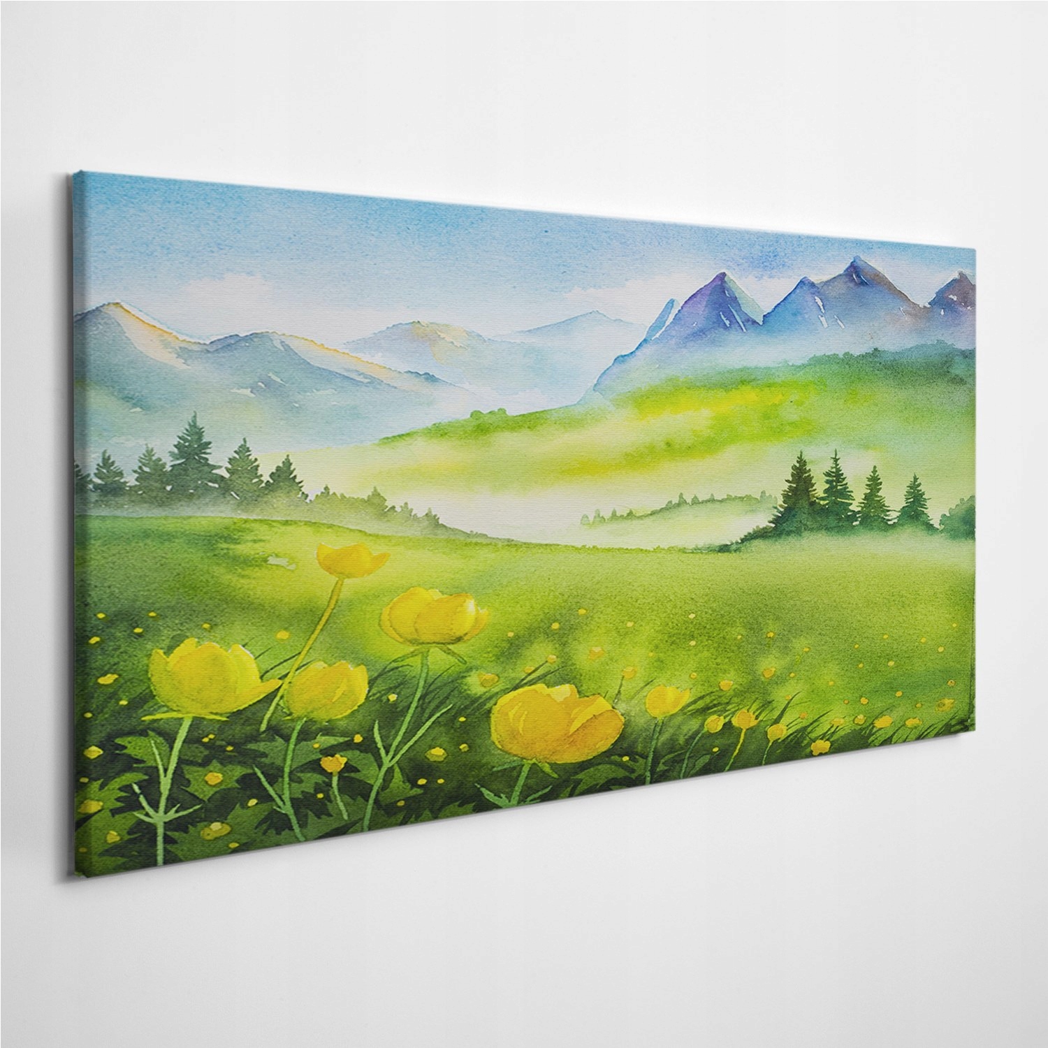 

Foto-obraz z zdjęciem Góry Krajobraz Łąka 120x60