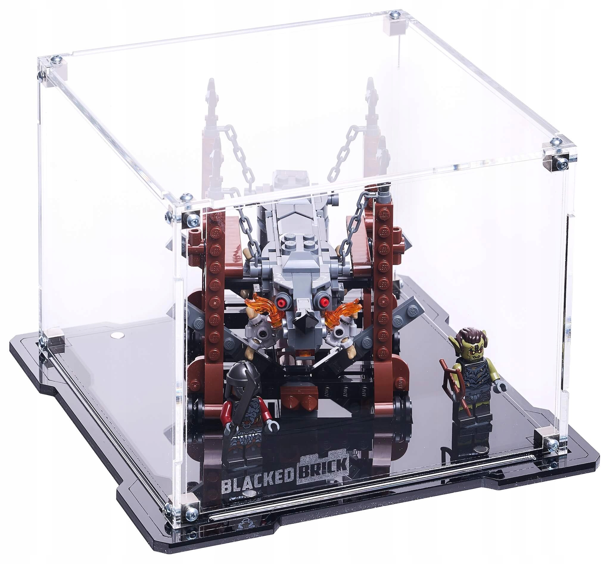 Vitrína Blacked Brick pro Lego 40893 Icons Pán prstenů: Grond