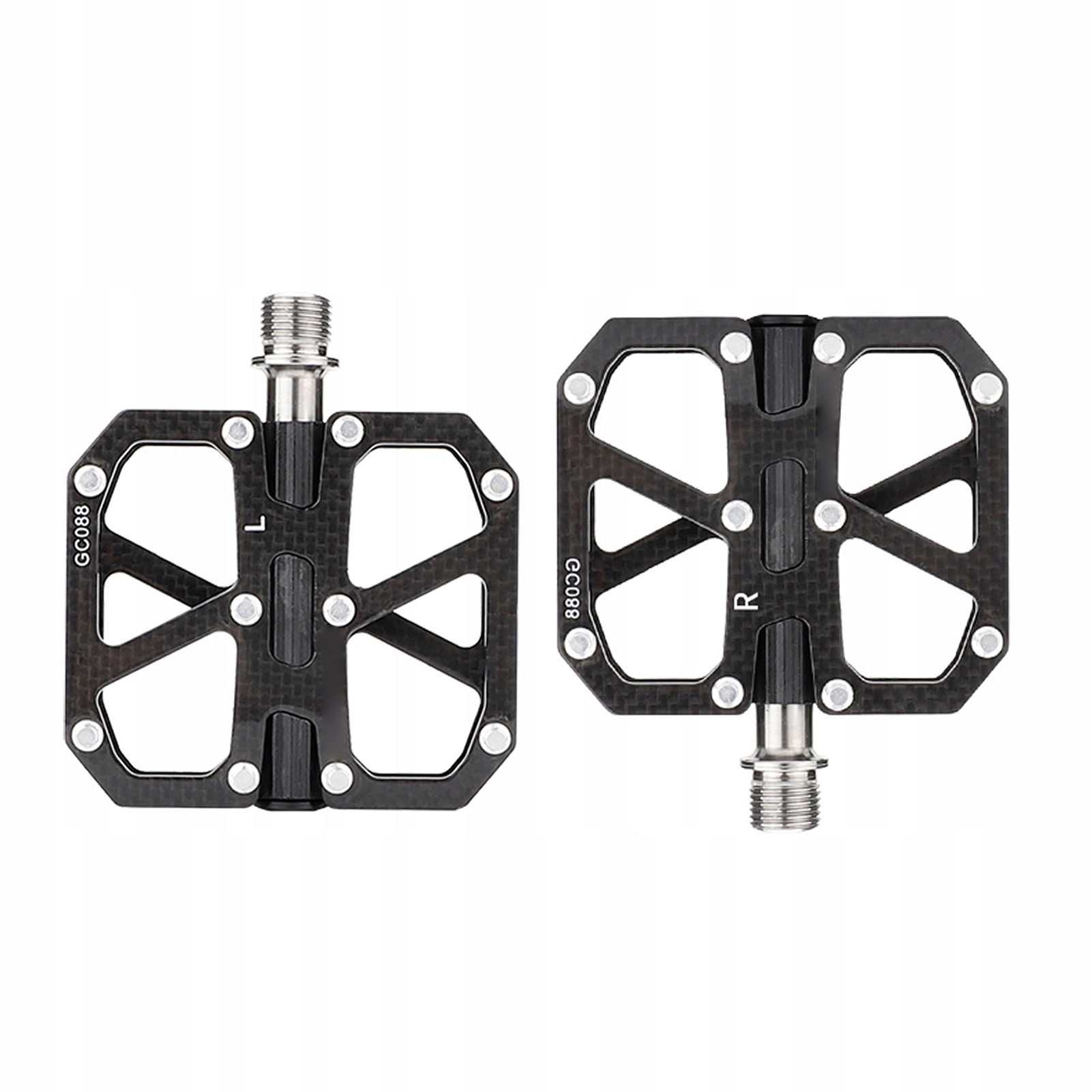 Rowerowe pedał z włókna węglowego Ti Axis Road Pedal Bike 3 łożysko 5Y