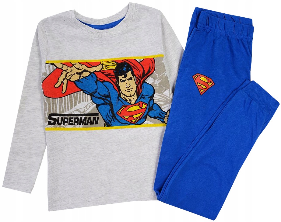 

Superman Piżama Komplet szary/niebieski 122 E191S