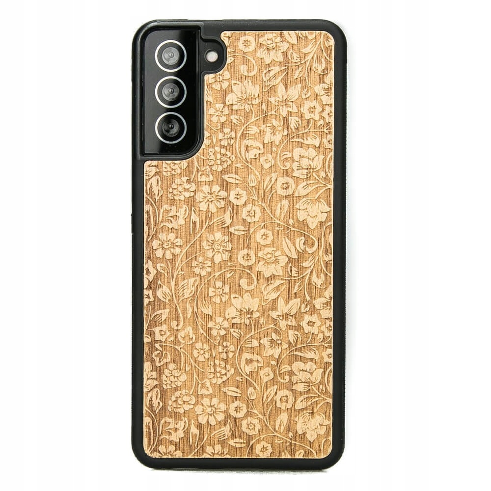 Drewniane Etui na Samsung Galaxy S21 Fe Kwiaty Polne Aniegre