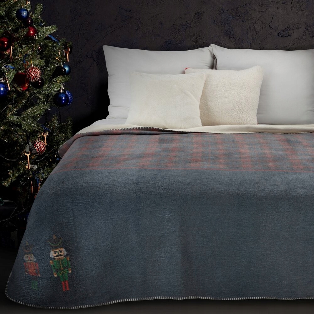 Vánoční deka Peter 200x220 Eurofirany louskáček na ořechy