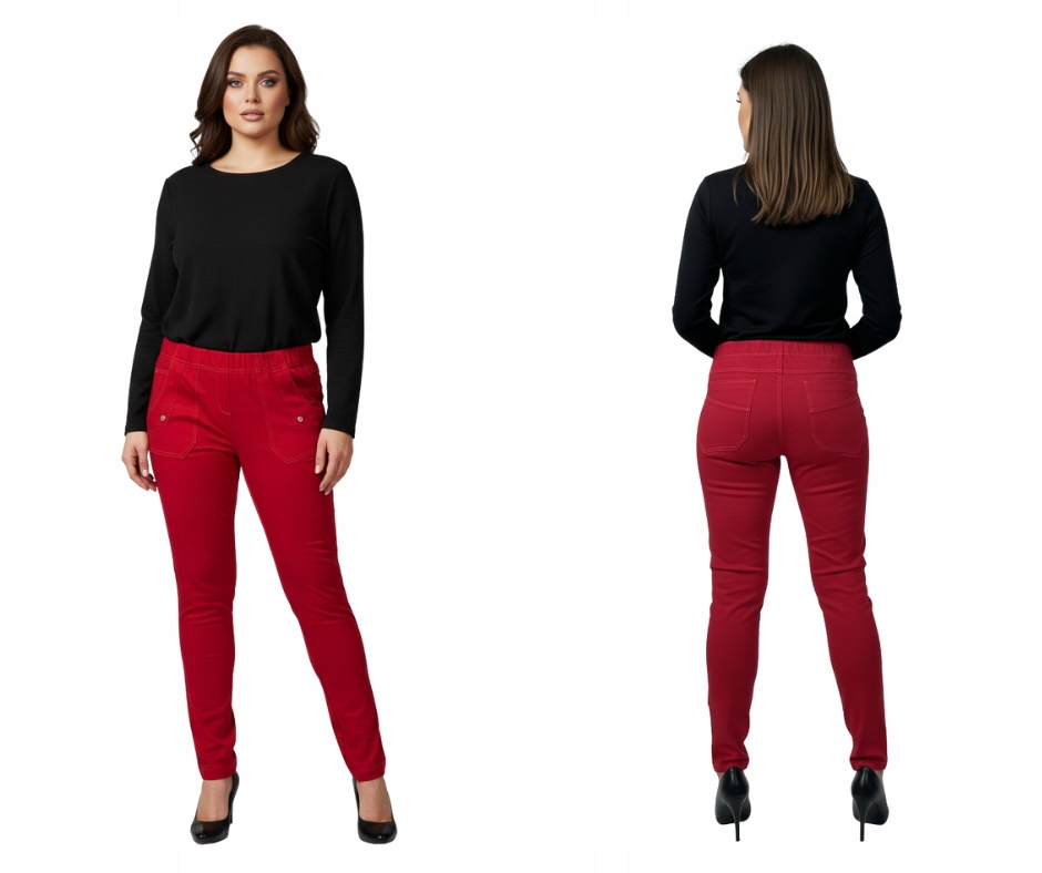 Kalhoty se zúženými nohavicemi Cevlar, červené, velikost 50