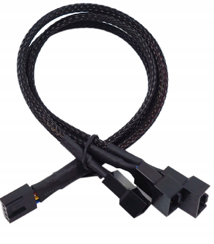 Rozgałęziacz Rozdzielacz Przedłużacz 4PIN do 3x4 PIN FAN SPLITTER PWM Producent bez marki