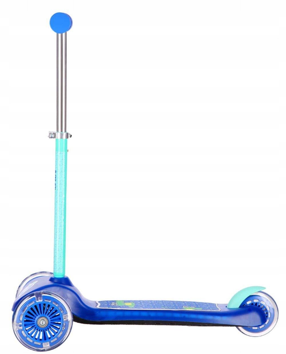 Hulajnoga trzykołowa Nils dziecięca regulowana Led