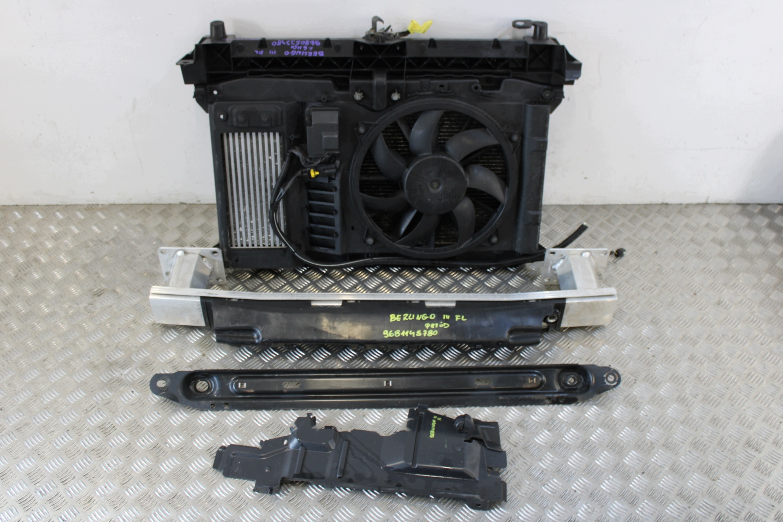 support panel for radiators front radiator pillar CITROEN BERLINGO III 3 LIFT 1.6 HDI
