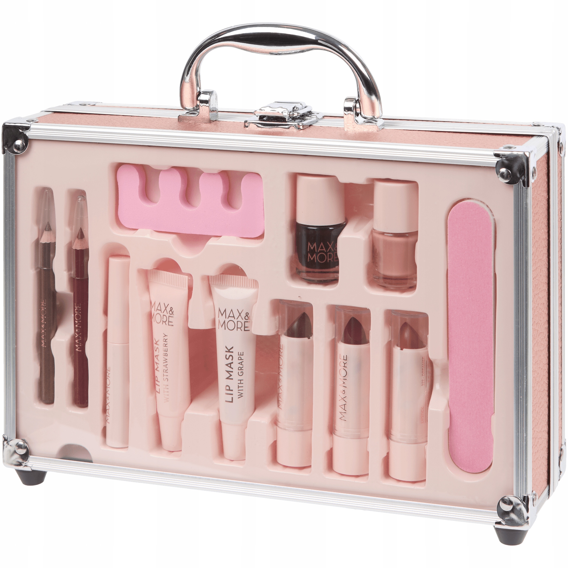 Kufr S Příslušenstvím Pro Make-up Max&more Ideální Dárek Pro Dospívající Dívku
