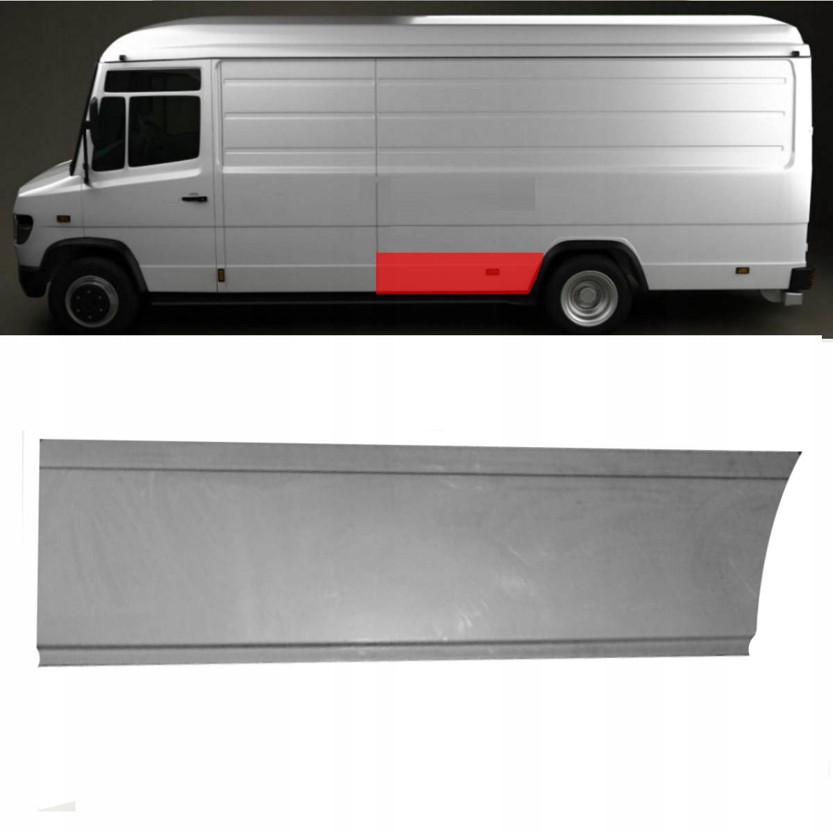 Zadní Levý Bok Před Kolem Mercedesu Vario W670 95-